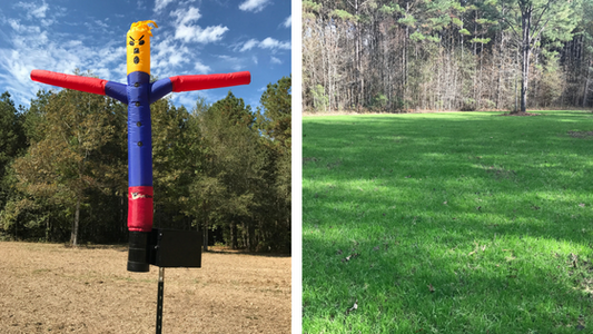 Battery Powered Scarecrow Deer Deterrent