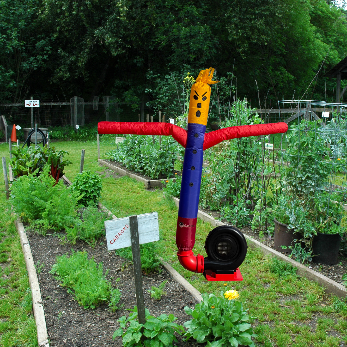 3.5 ft HalfCrow™ Electric Inflatable Scarecrow