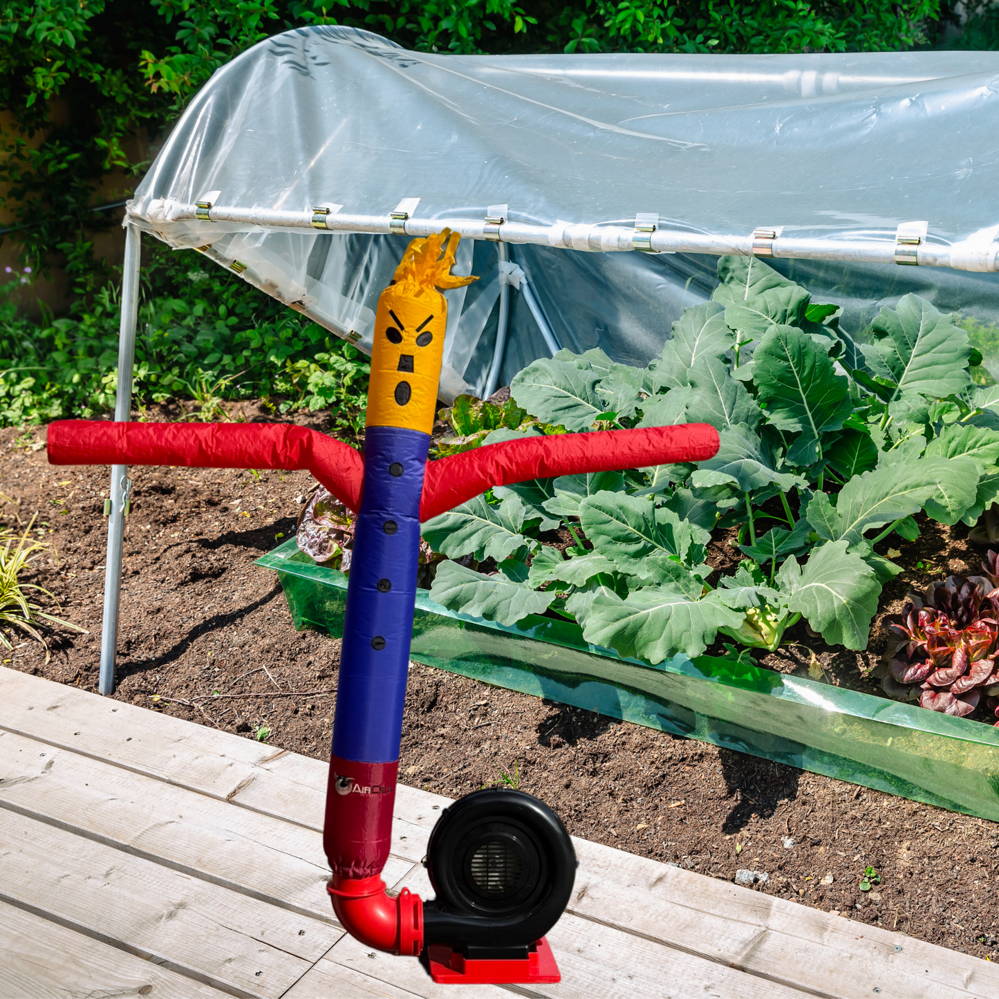 3.5 ft HalfCrow™ Electric Inflatable Scarecrow