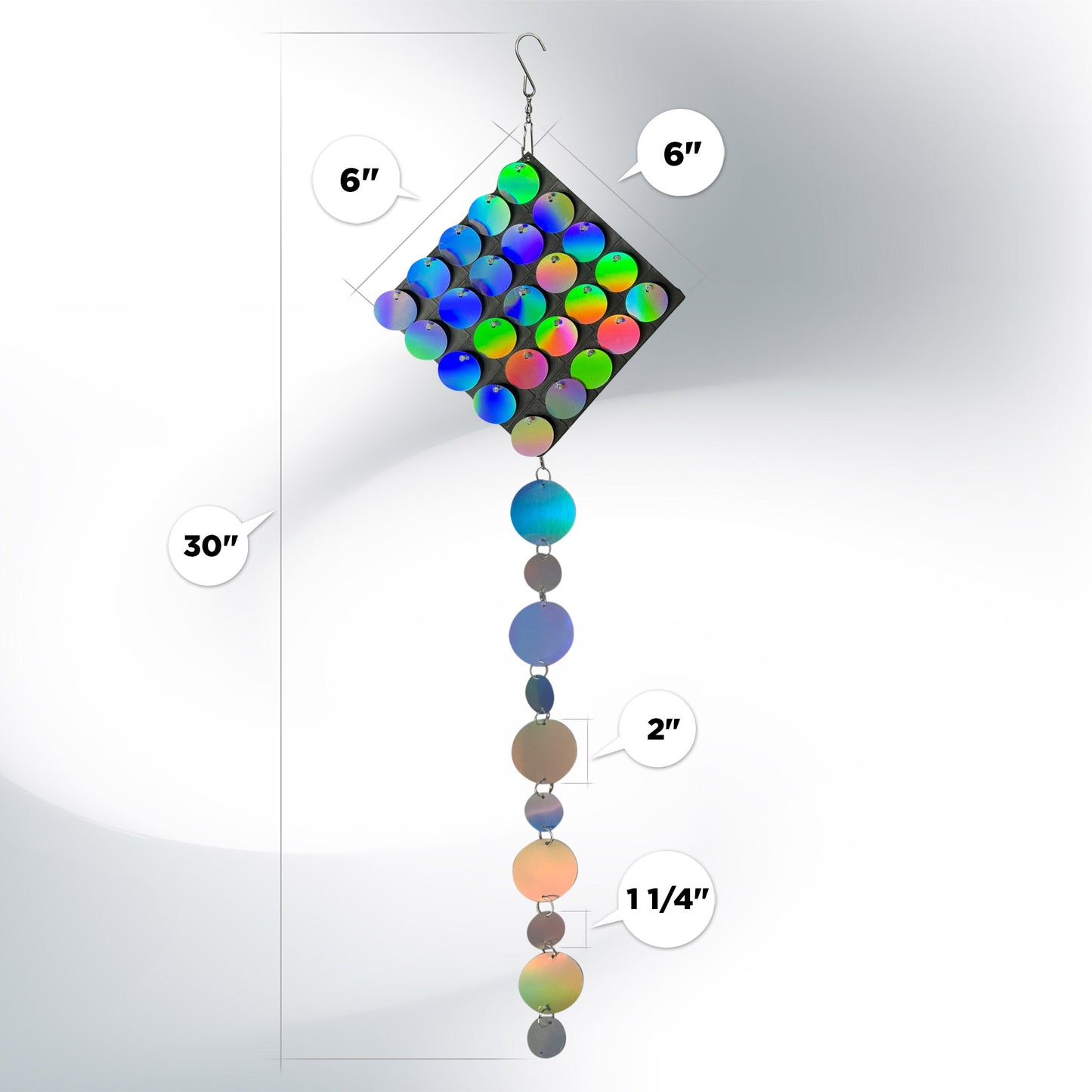 Shimmer Kite™ Iridescent Reflective Bird Scare Disc 2-Pack