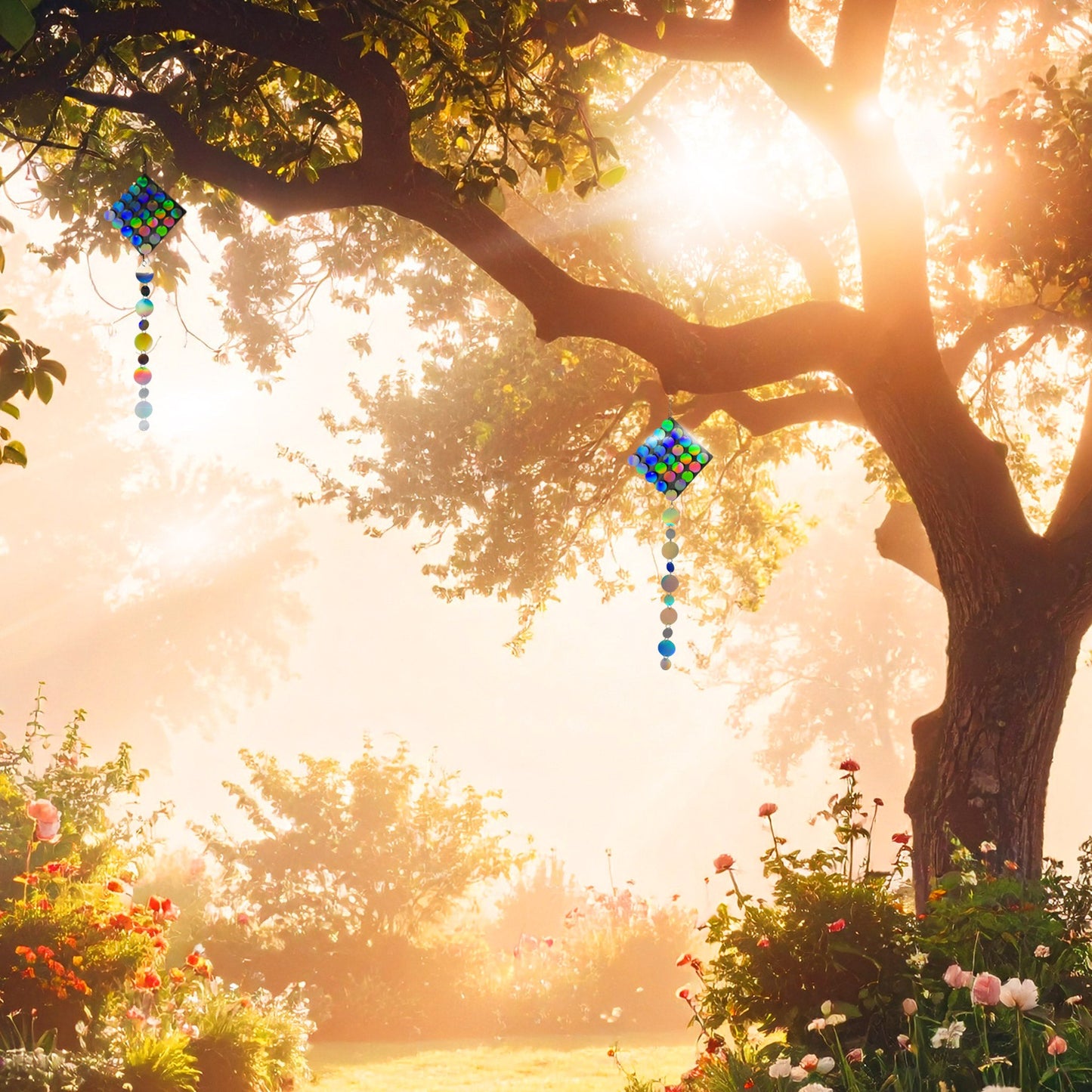 Shimmer Kite™ Iridescent Reflective Bird Scare Disc 2-Pack