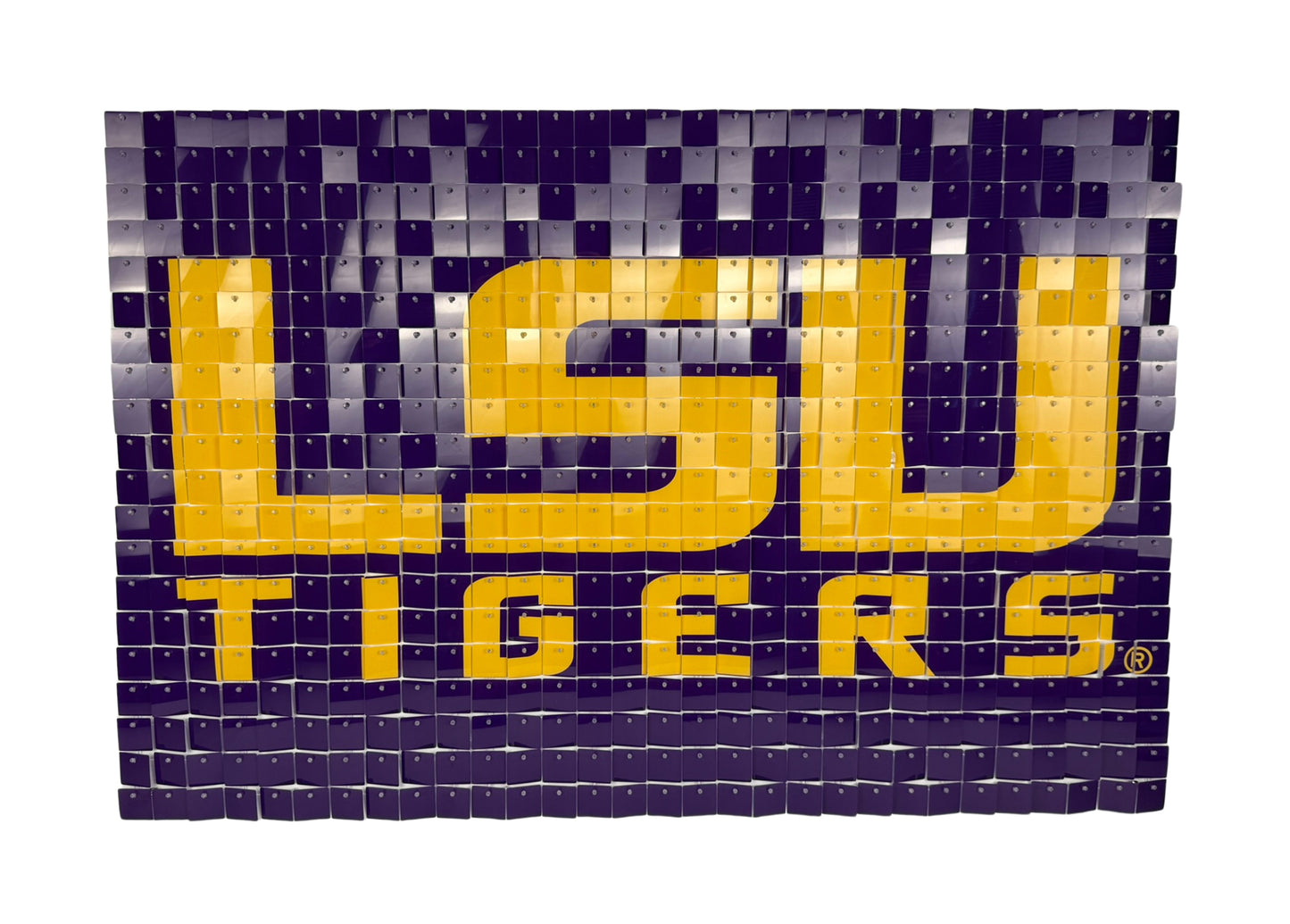 LSU Tigers Reflective Shimmer Wall Decor (2'x3')