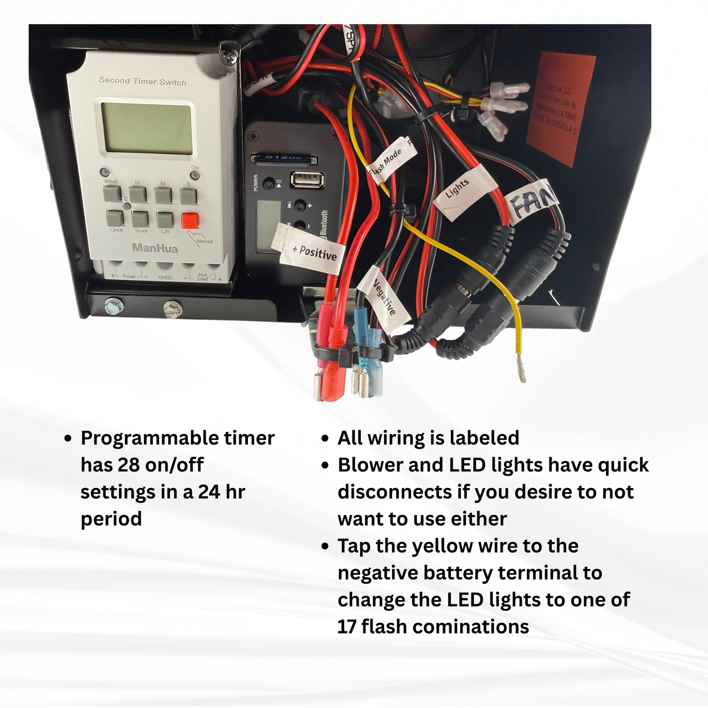 UltraCrow Battery Powered Audio Bird & Deer Deterrent Device with Programmable Timer