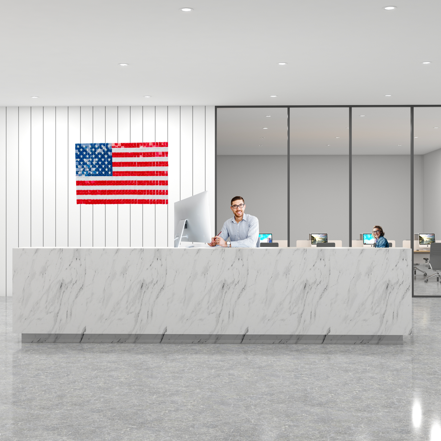 ShimmerWave™ Shimmer Flag™ American Flag (2' X 3')