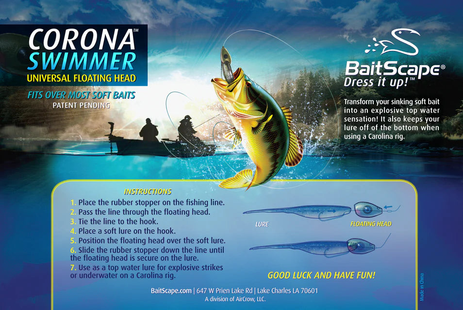 Corona™ Swimmer Universal Floating Head - 3 Pack
