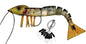 Floating shrimp lure for topwater fishing